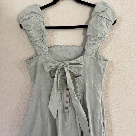 NWOT Free People FP Bom Bom Island Mini in sage ash - Picture 6 of 7